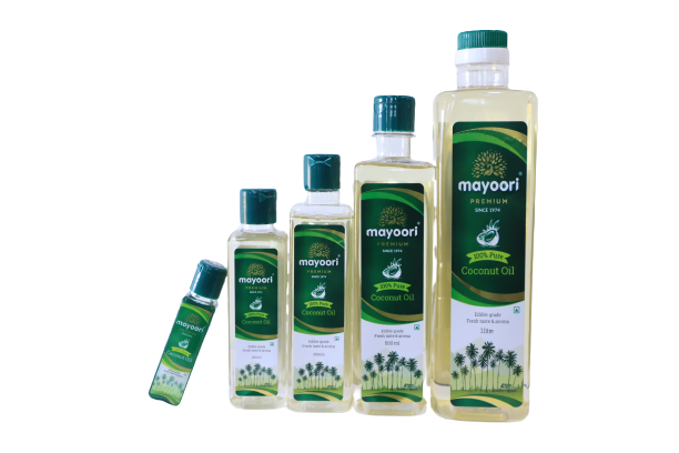 Mayoori Premium Coconut Oil bottle